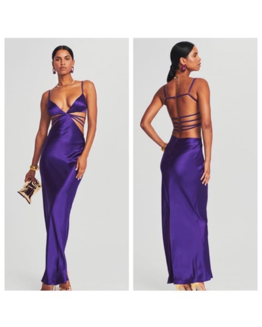 Retrofete Revolve Purple Gown - Image 3