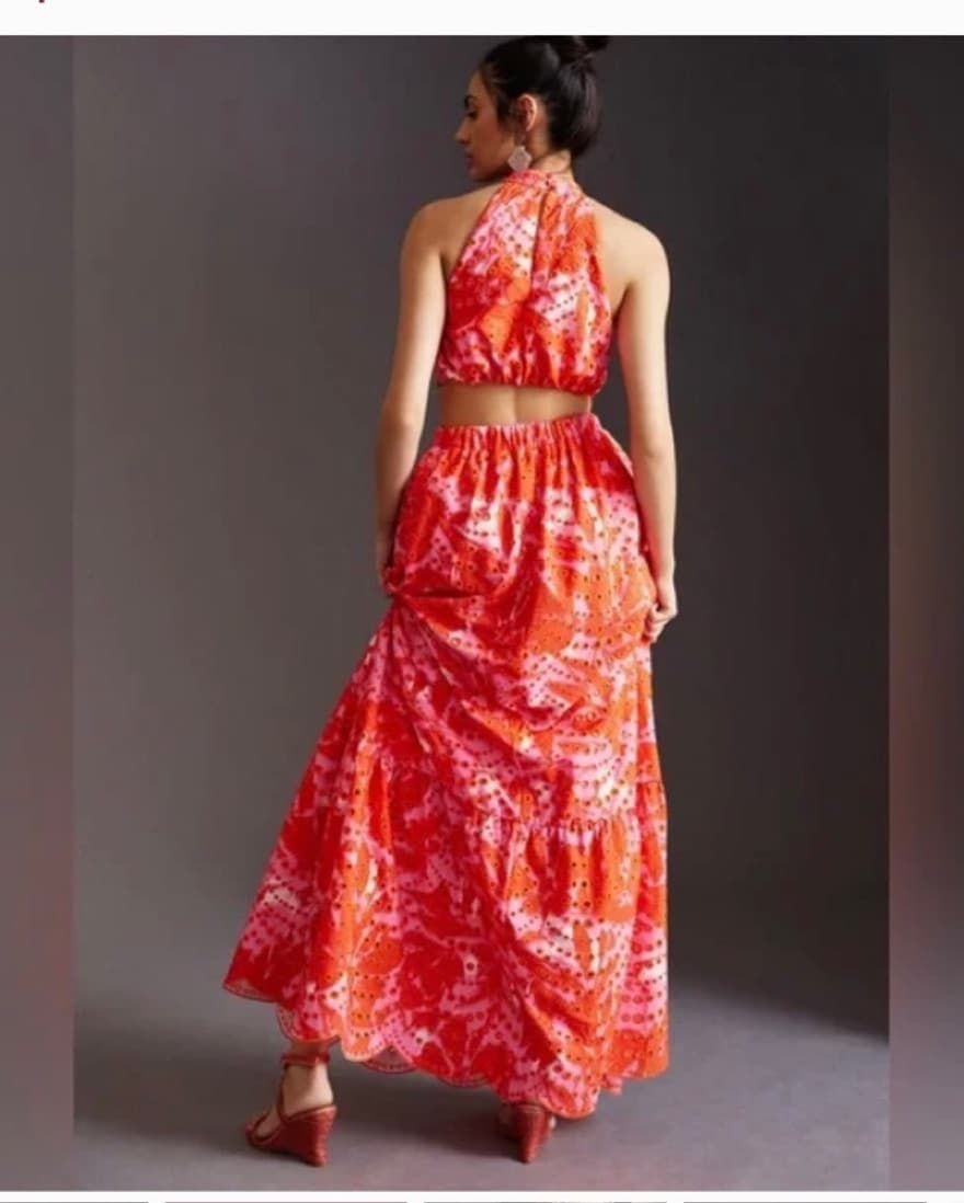 ML Monique Lhuillier Eyelet Gown  - Image 2
