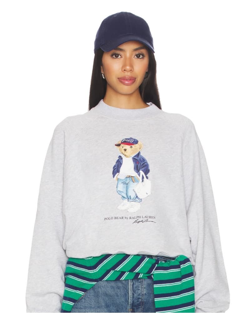Polo Bear Graphic Sweatshirt - Image 1