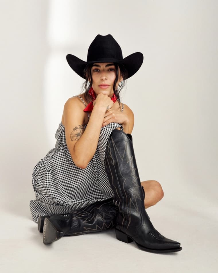 Black Cowboy Boots  - Image 2
