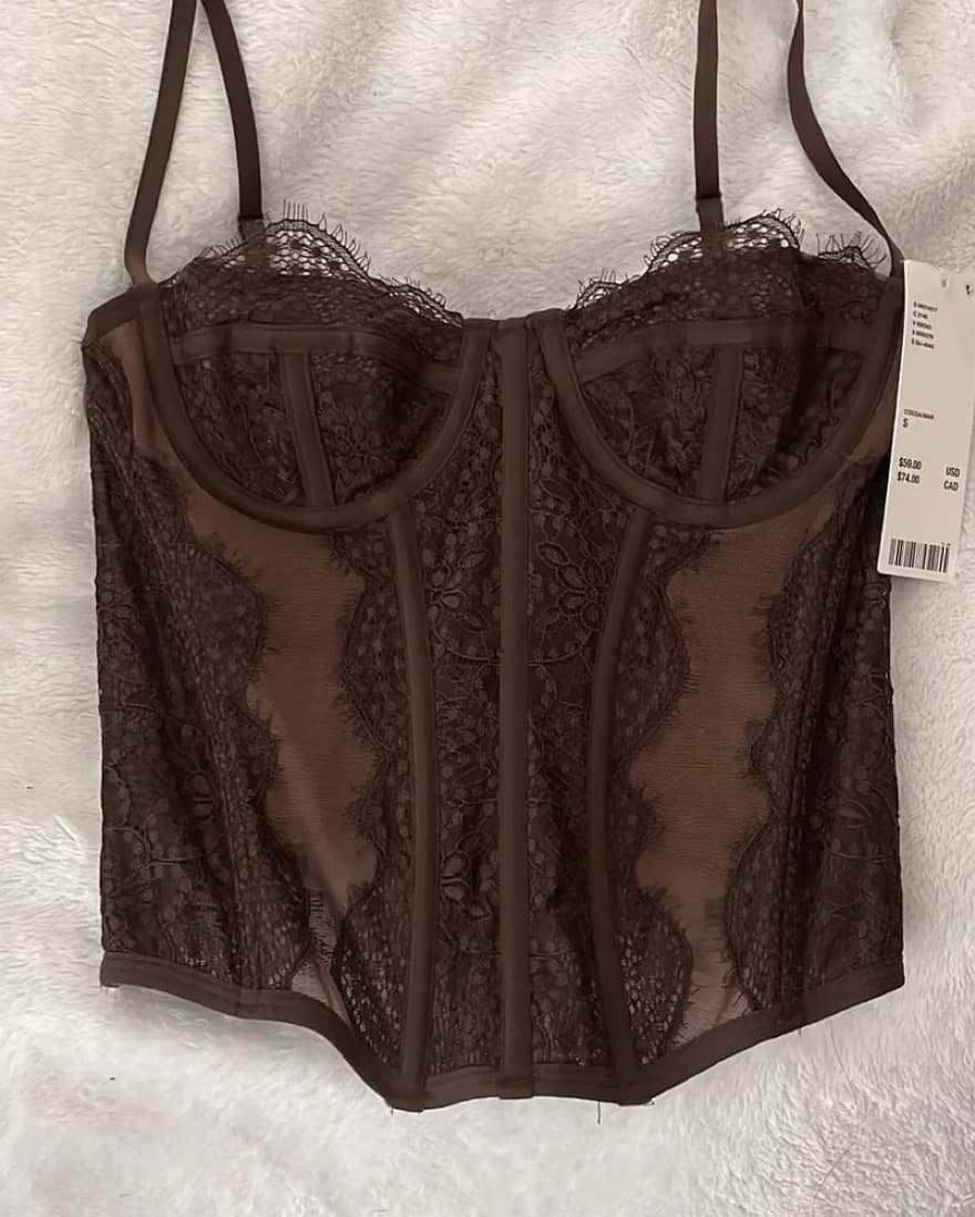 Urban Outfitters Brown Corset - Image 4