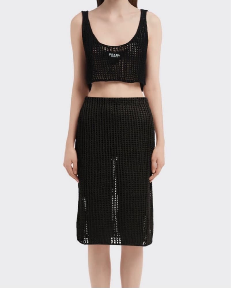 Prada Openwork Midi Set - Image 2