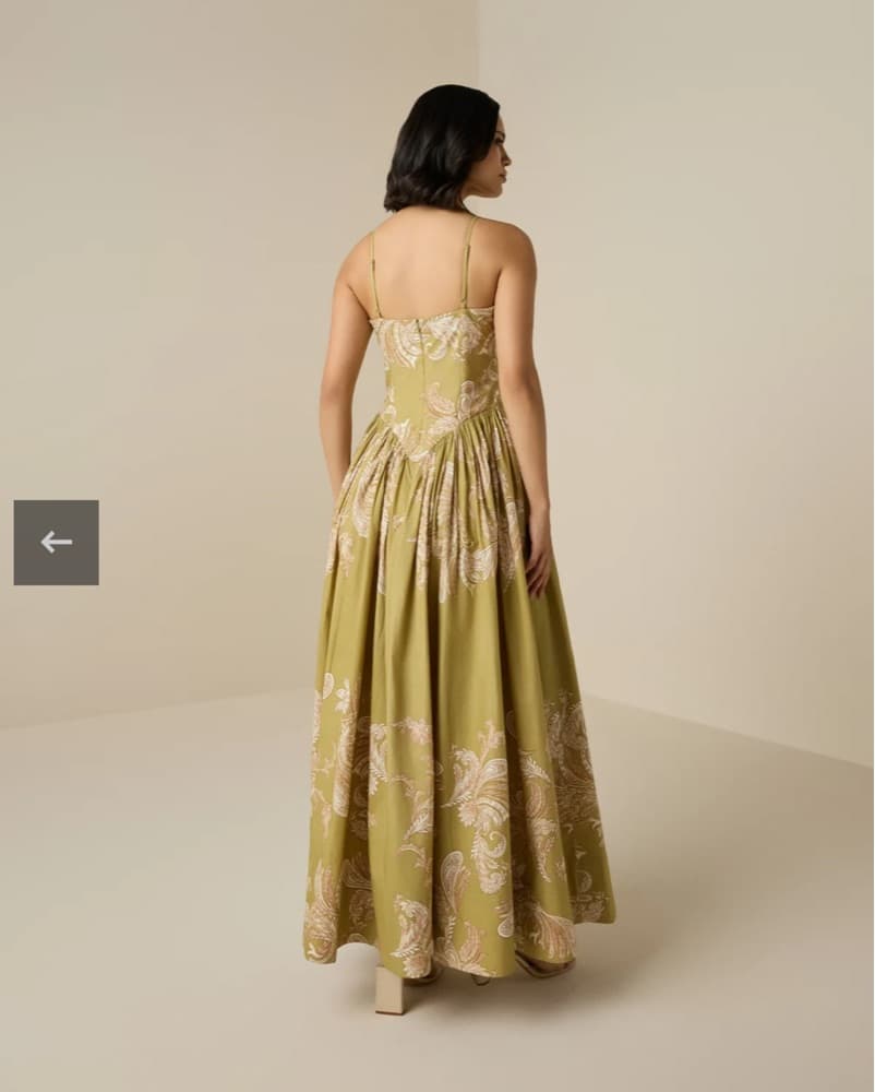 Hemant and Nandita Corset Maxi Dress - Image 2