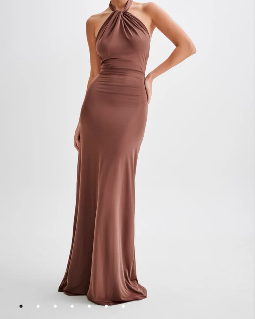 Meshki - Elyna Slinky Halter Maxi Dress  - Image 1