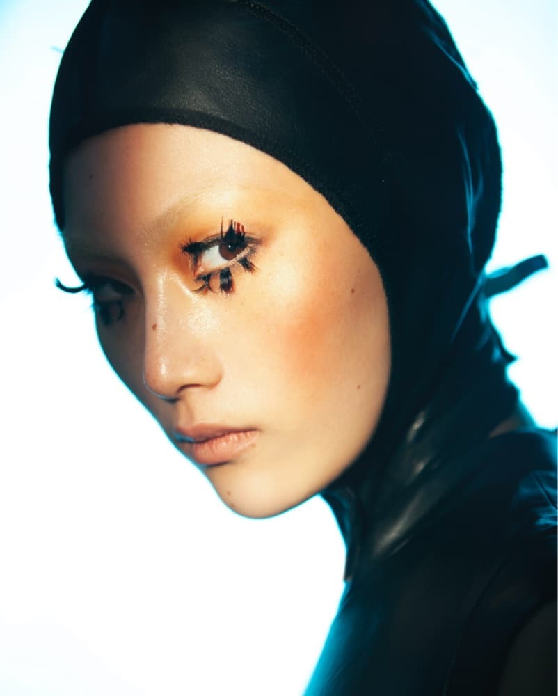 VINTAGE Leather Headpiece – Japanese - Image 1