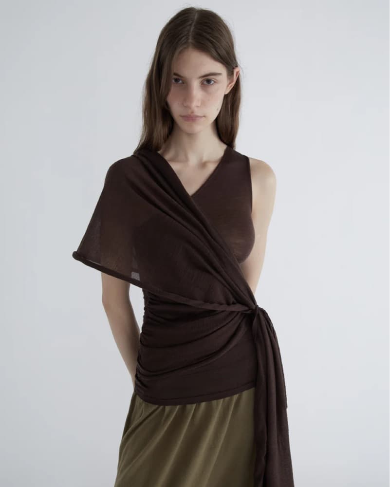 Paloma Wool Brown Puzzle Top - Image 1