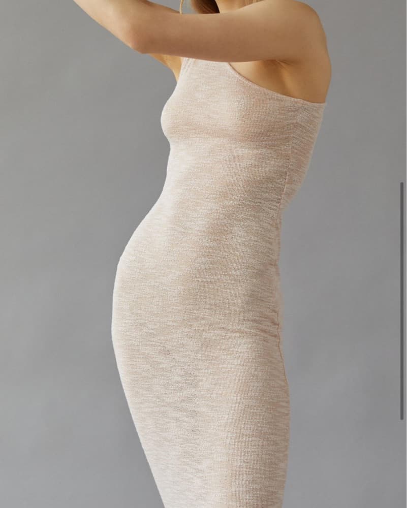 One Shoulder Midi Dress - Image 1
