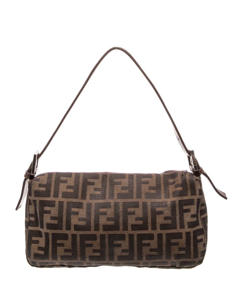 Fendi Zucca Print Shoulder Bag - Image 4