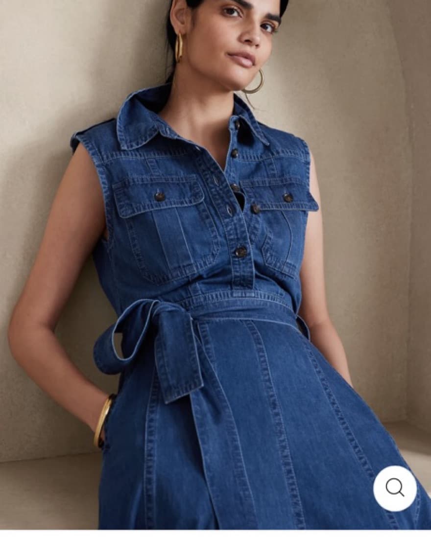 Banana Republic Denim Maxi Dress - Image 3