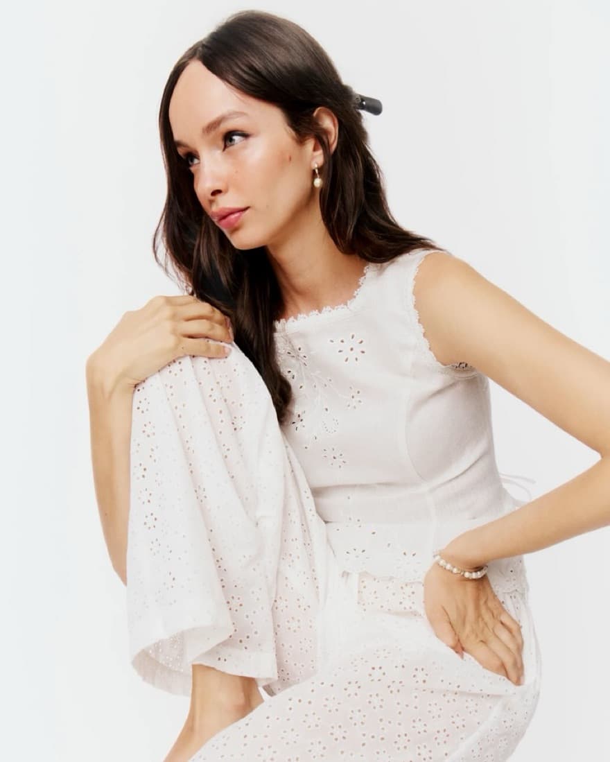 Reformation Lori Linen Top - Image 1