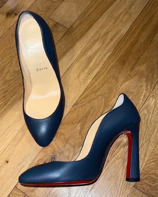 Christian 👠 Louboutin Agneska Blue - Image 1