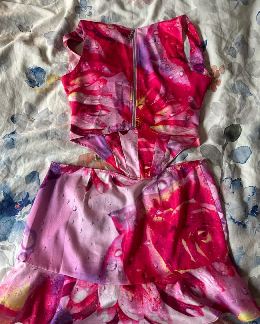 Miaou Dewy Pink Corset Set - Image 6
