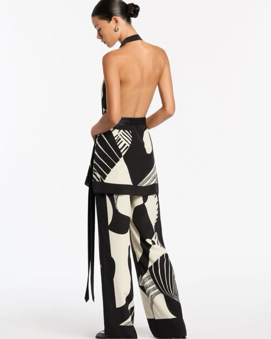 Sir Realisme Wrap Halter Dress - Image 3