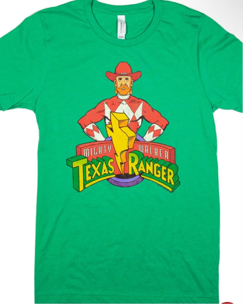 Mighty Texas Ranger Retro Graphic Tee - Image 1