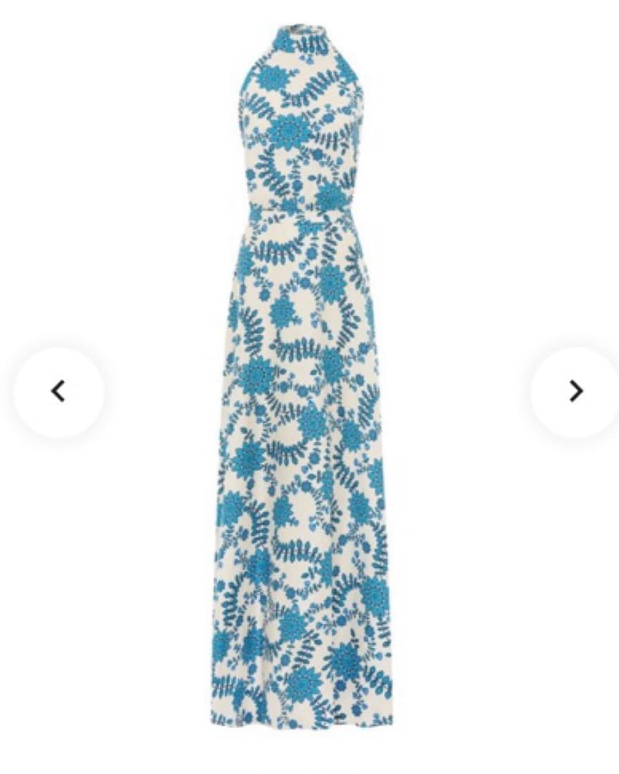 Valle & Vik Blue & White Floral Gown - Image 3