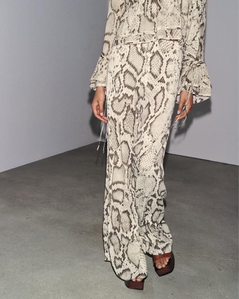 Snake Skin Python Print Two Piece Set - Image 6