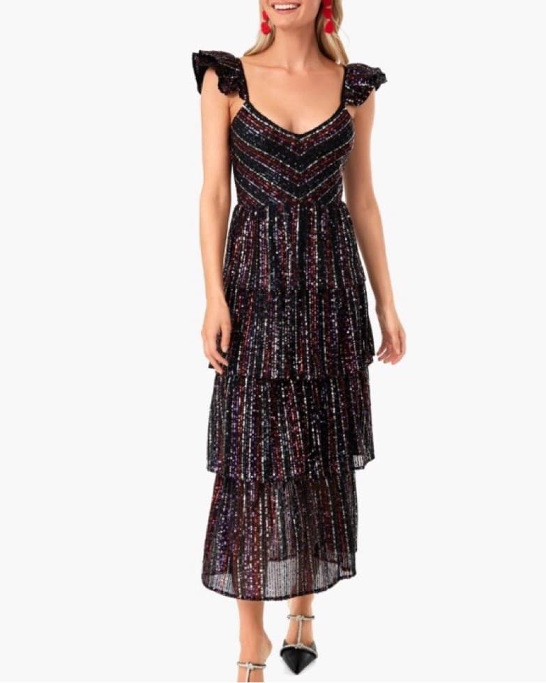 SAYLOR Quintana Sequin Multi Dress - Image 4