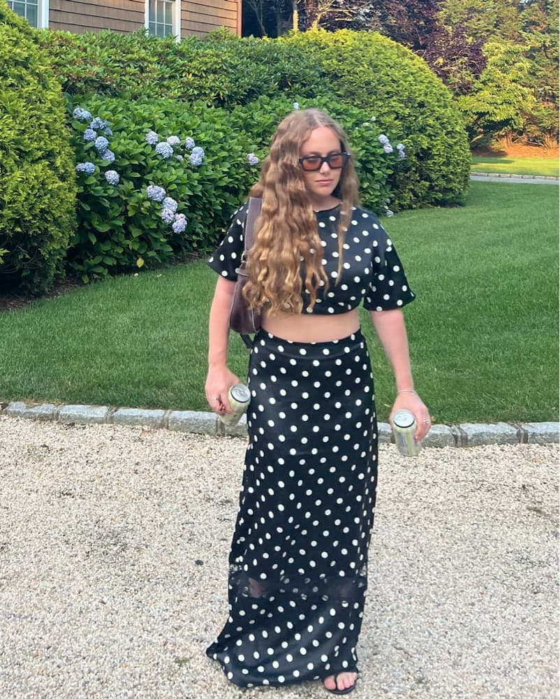 Polka Dot Two Piece Set - Image 1