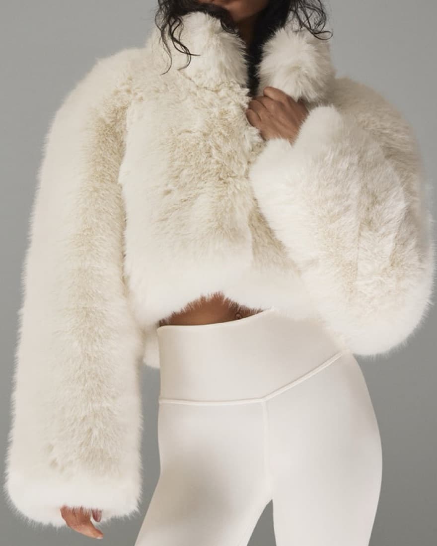 Alo Yoga Oppulent Faux Fur Jacket - Image 1