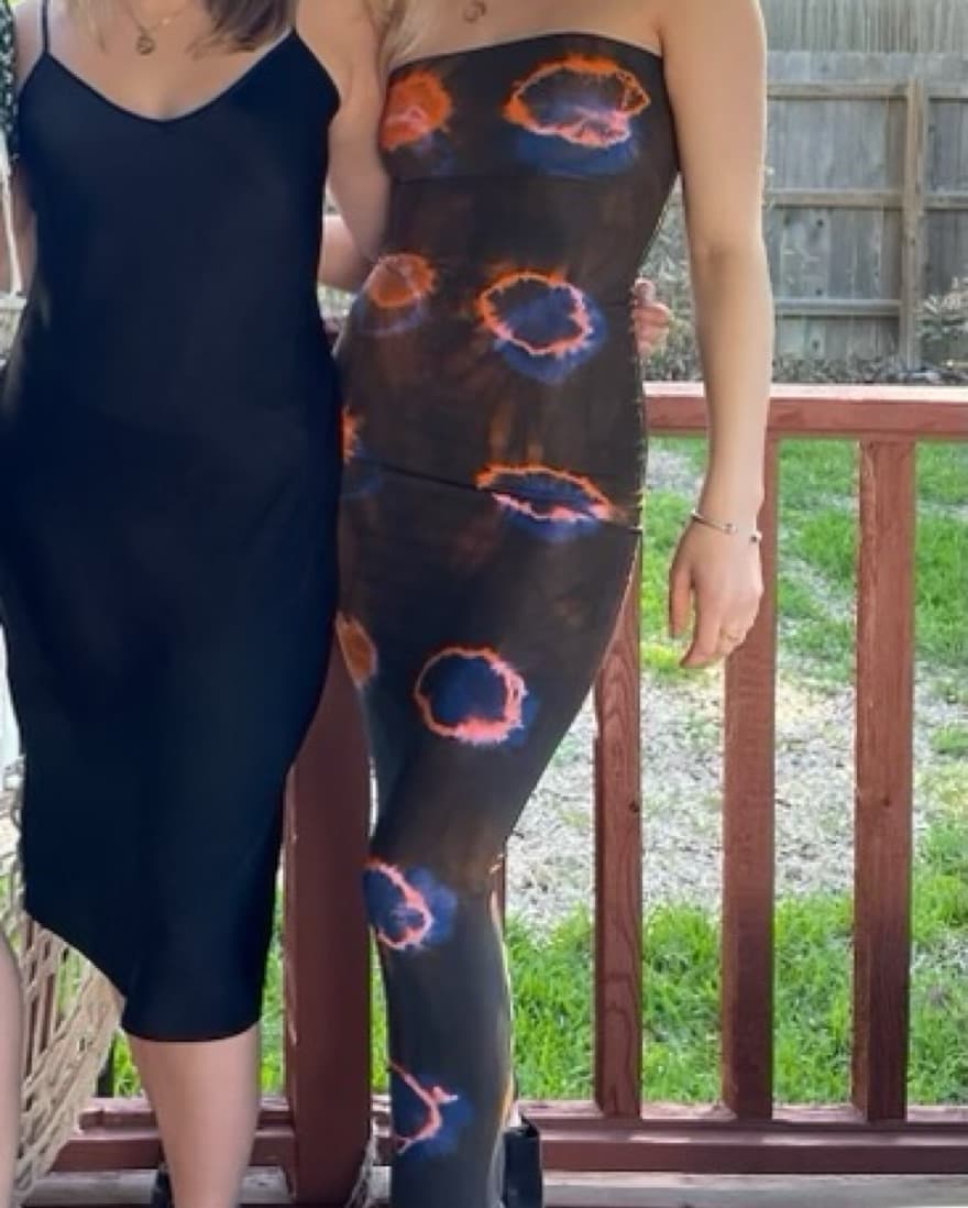 Dana Foley Brown Tube Dress - Image 1