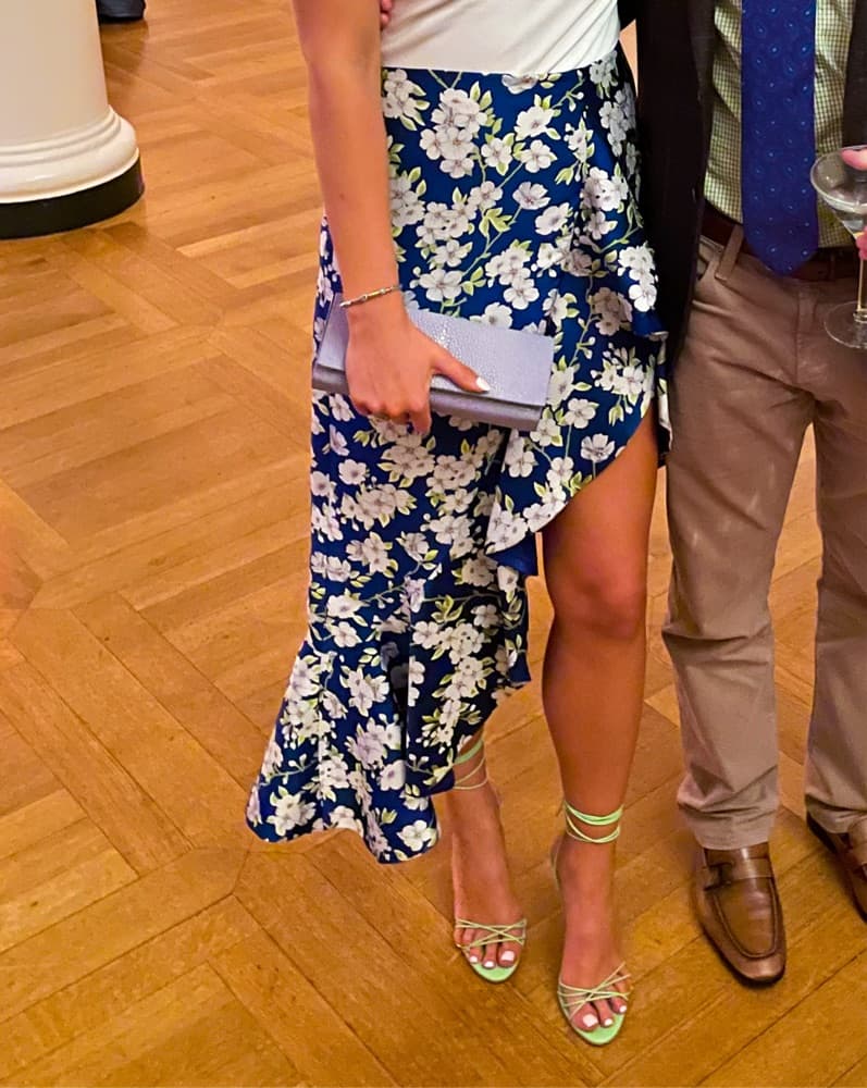 Alice + Olivia Lovetta Midi Skirt - Image 1