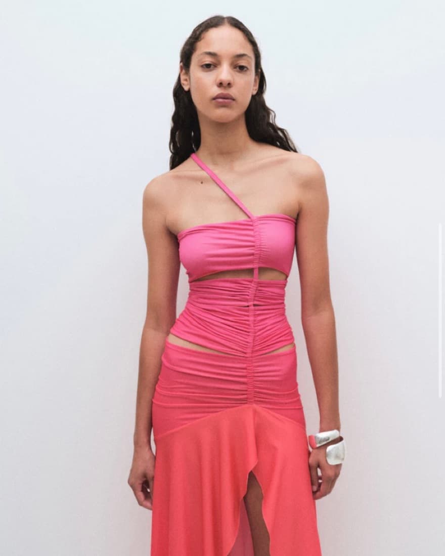 Gimaguas Alba Dress In Pink - Image 1