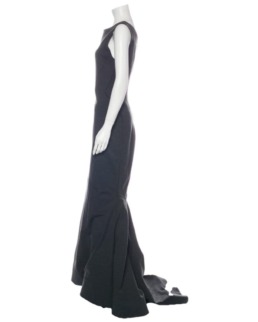 Zac Posen Gray Gown - Image 2