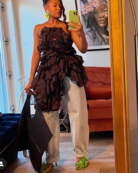 Urban Revivo Ruffle A-Line Dress - Image 6