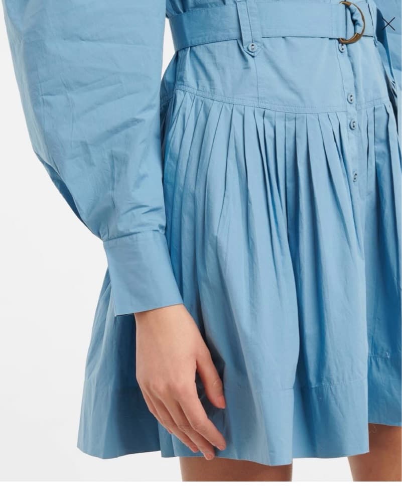 Ulla Johnson Blue Mini Dress - Image 3