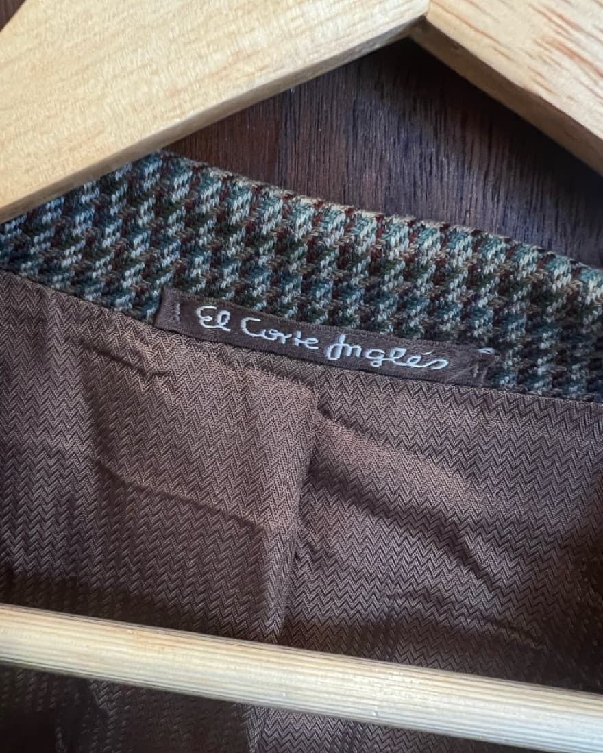 EL CORTE INGLES WOOL BLAZER (S) OVERSIZE - Image 3
