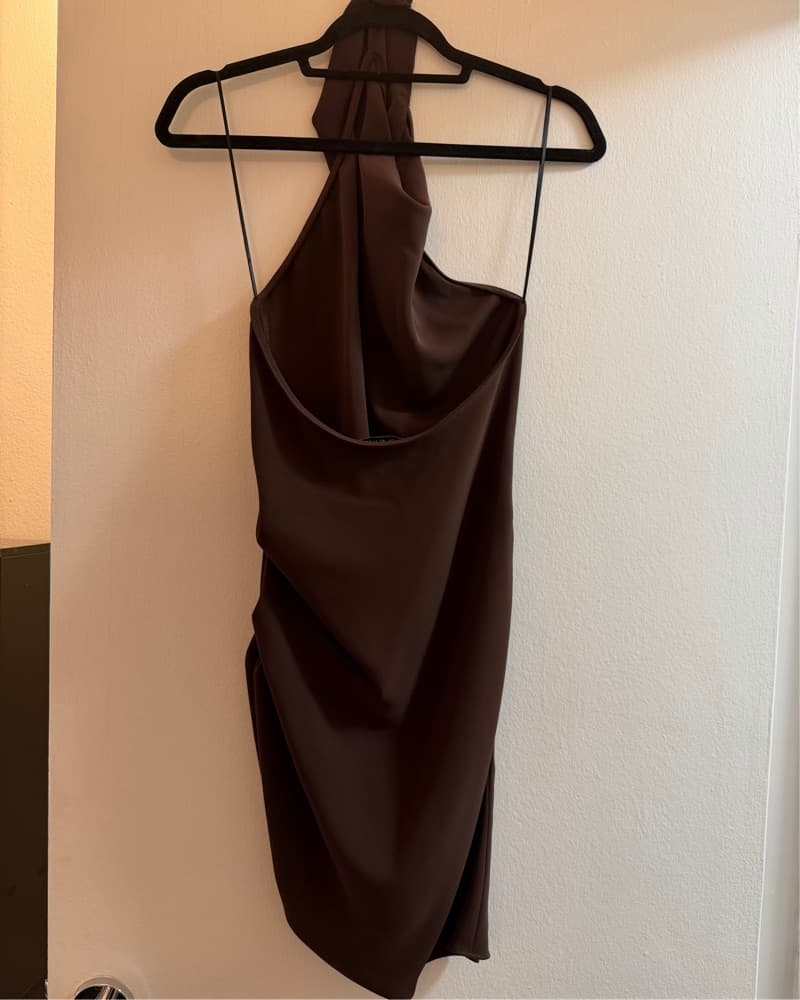 Amanda Uprichard Brown Mini Dress - Image 2