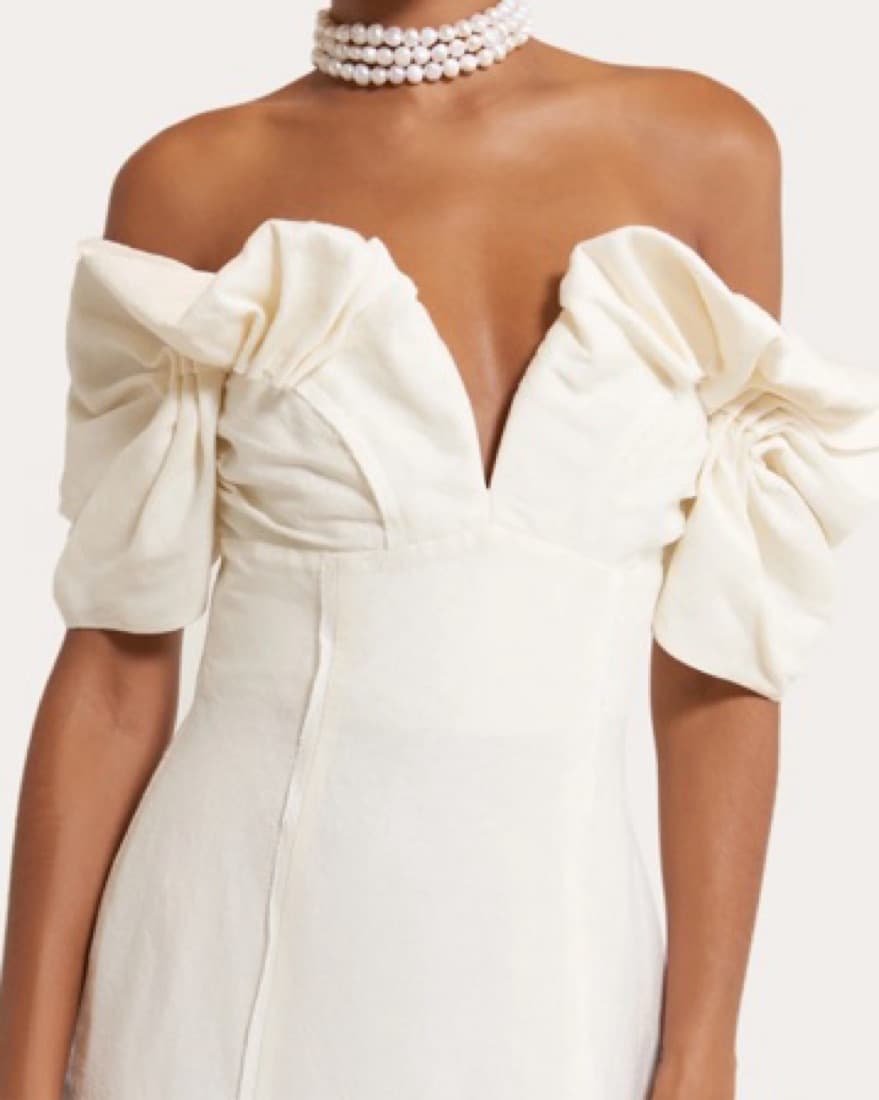 Cult Gaia Muna Off White Dress - Image 3