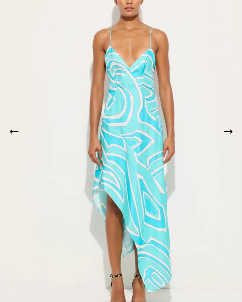 Pucci LABIRINTO PRINT SILK TWILL DRESS - Image 1