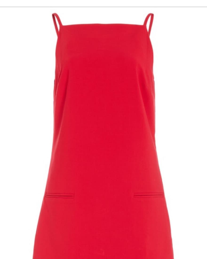 Staud Mini Crepe Dress - Image 4