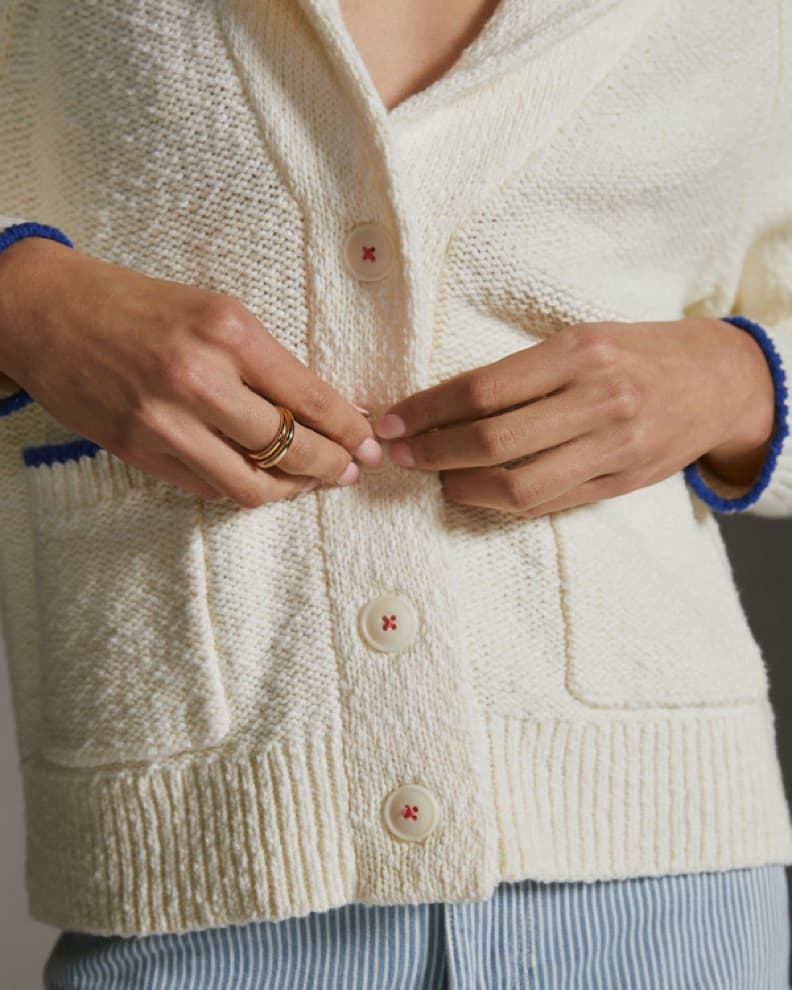 Anthropologie Lobster Cardigan - Image 3