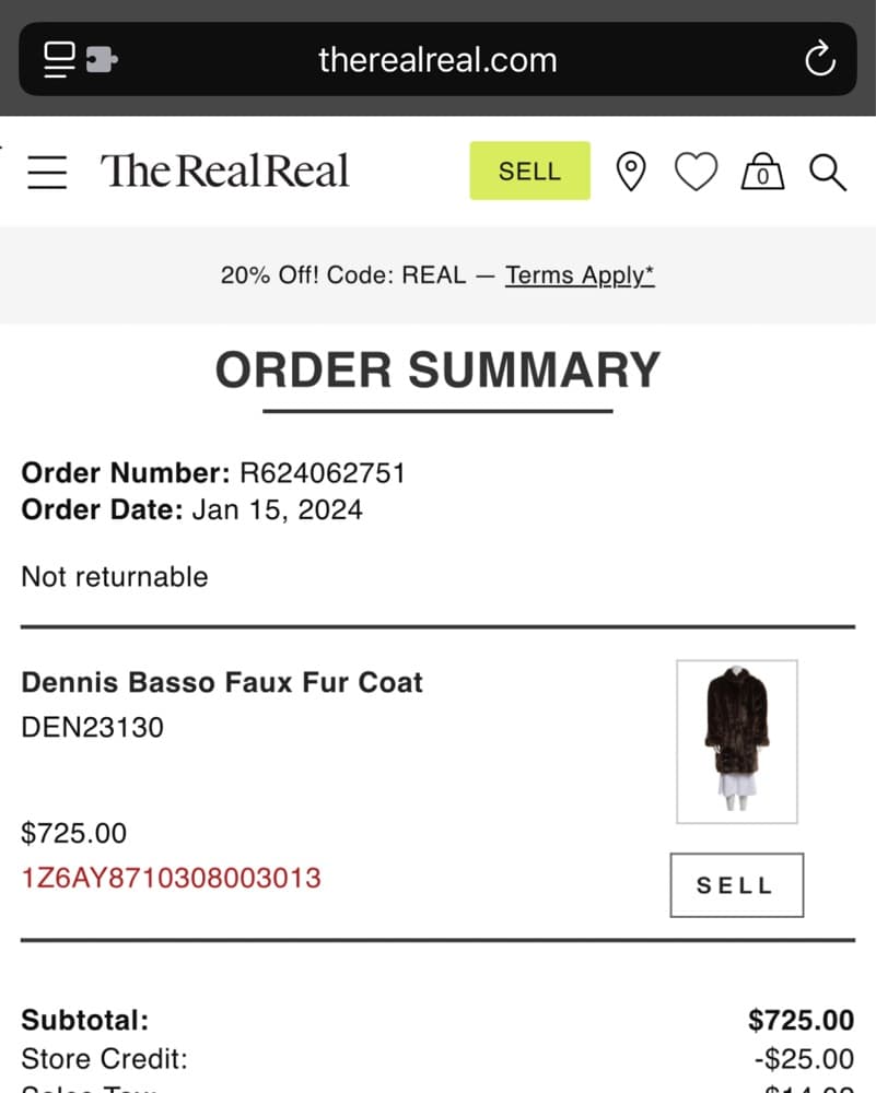 Big Brown Fur Coat  - Image 2