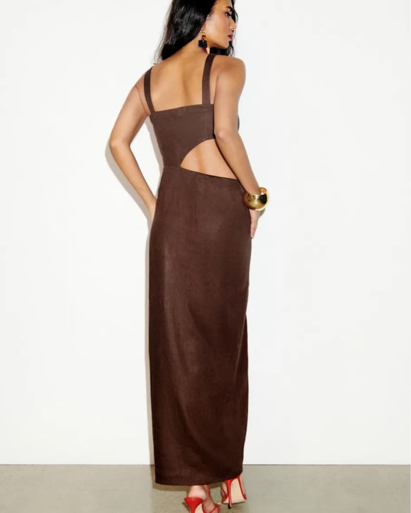 Reformation Satori Linen Dress - Image 3