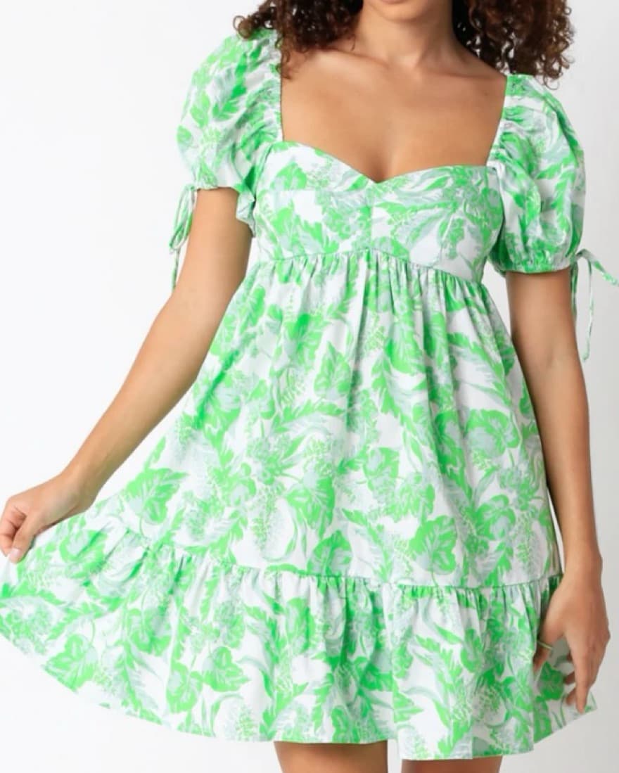 Oliviaceous Green summer dress - Image 1