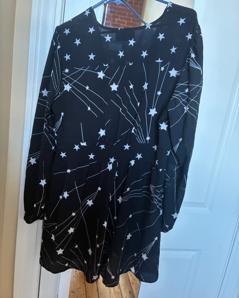 Starry Black Romper - Image 3