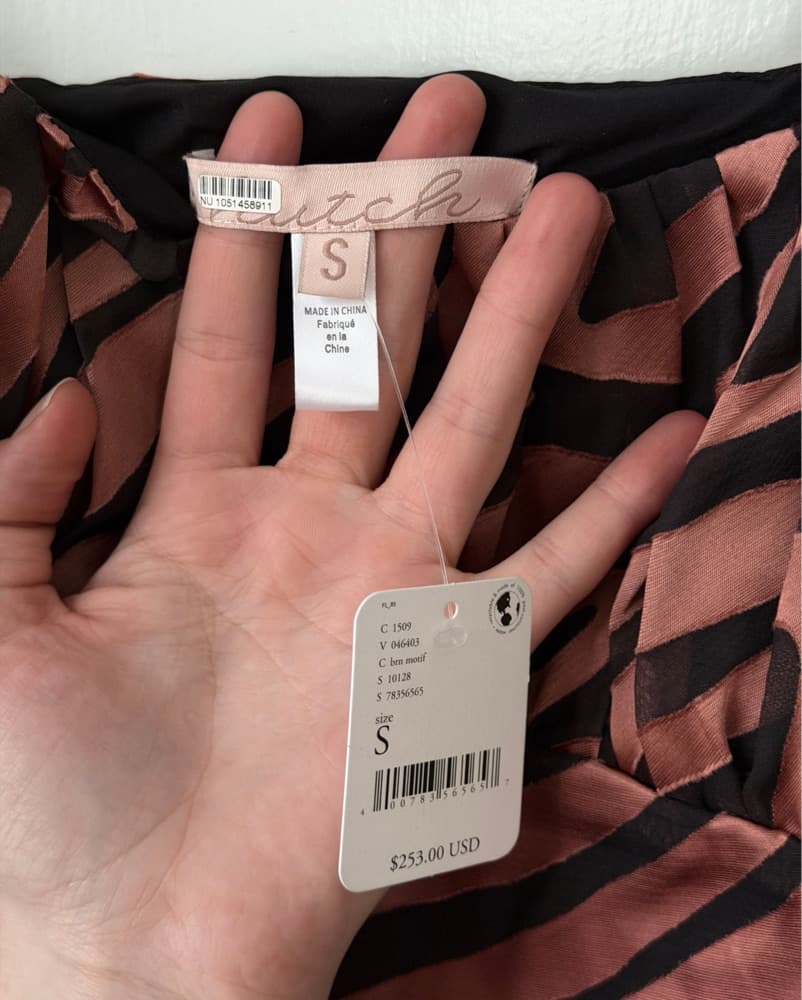 Hutch Zebra Print Satin Midi Dress – Siz - Image 5