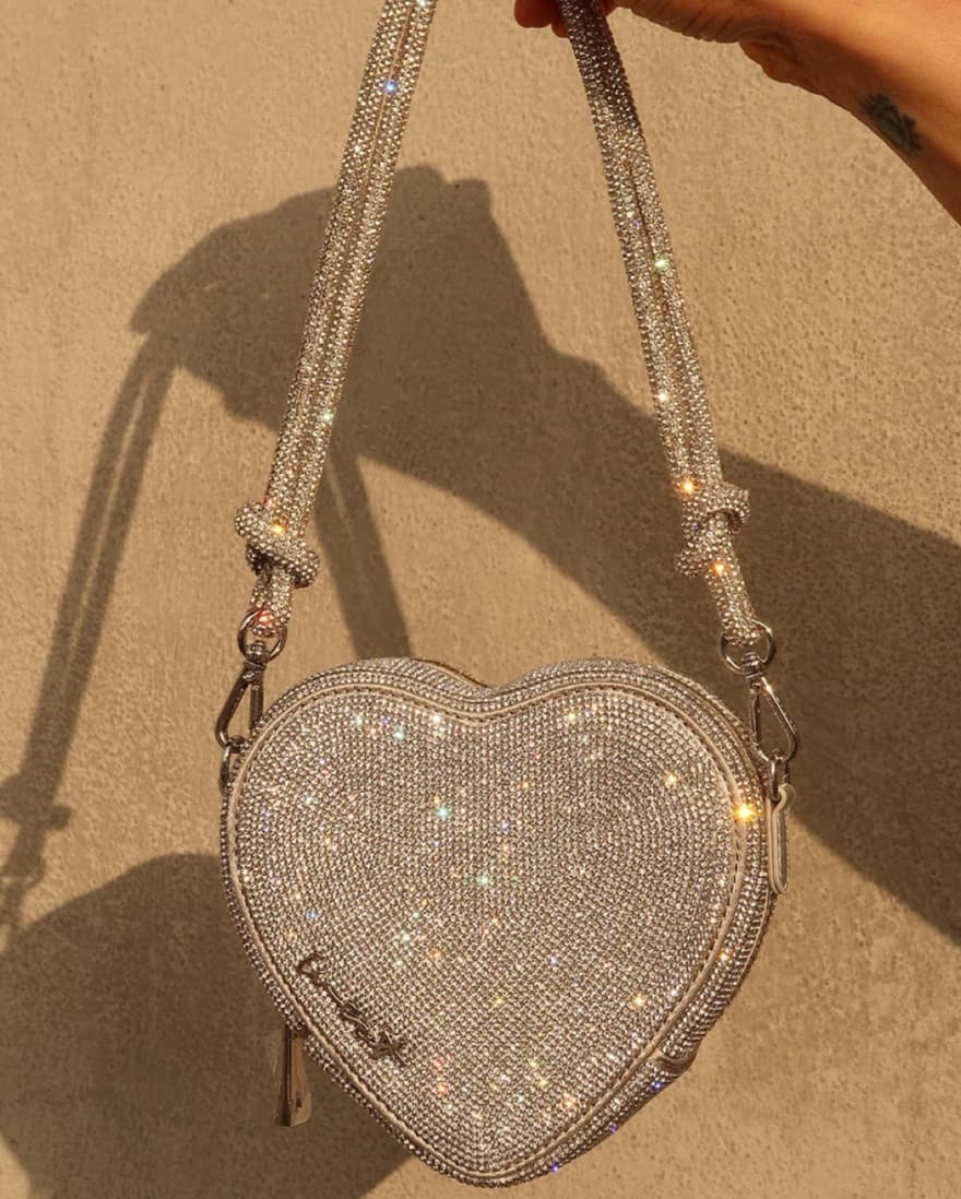Weat Crystal Heart Bag - Image 1