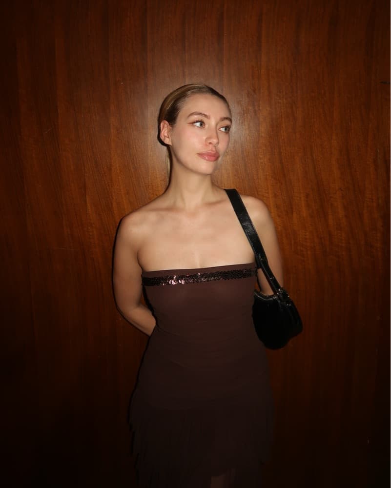 Vintage Brown Dress From Barcelona - Image 3