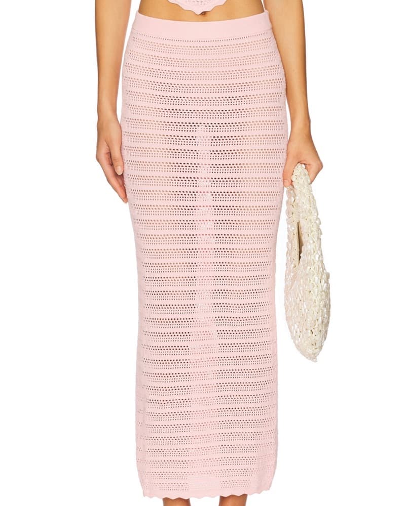 AFRM dorota Skirt Set In Rosey  - Image 2