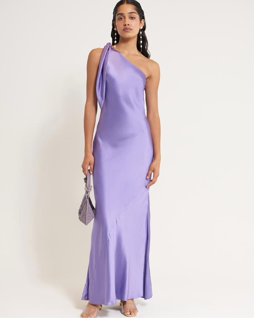 Cult Gaia Purple One Shoulder Gown - Image 1