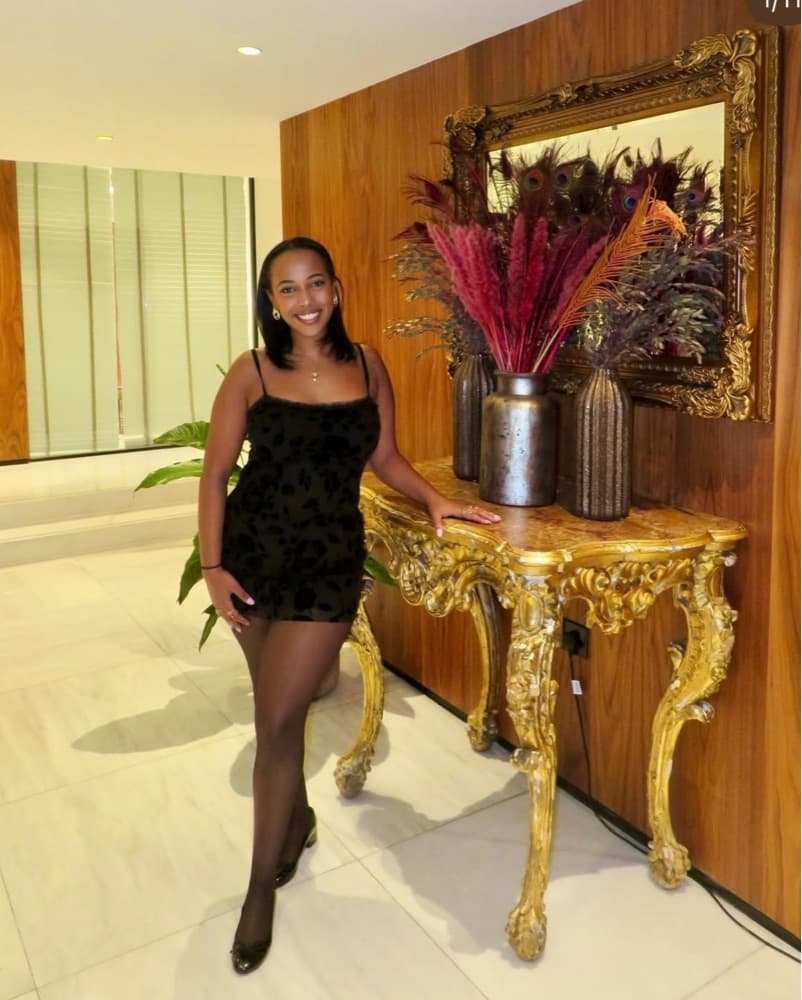 Danielle Guizio Black Mini Dress  - Image 3