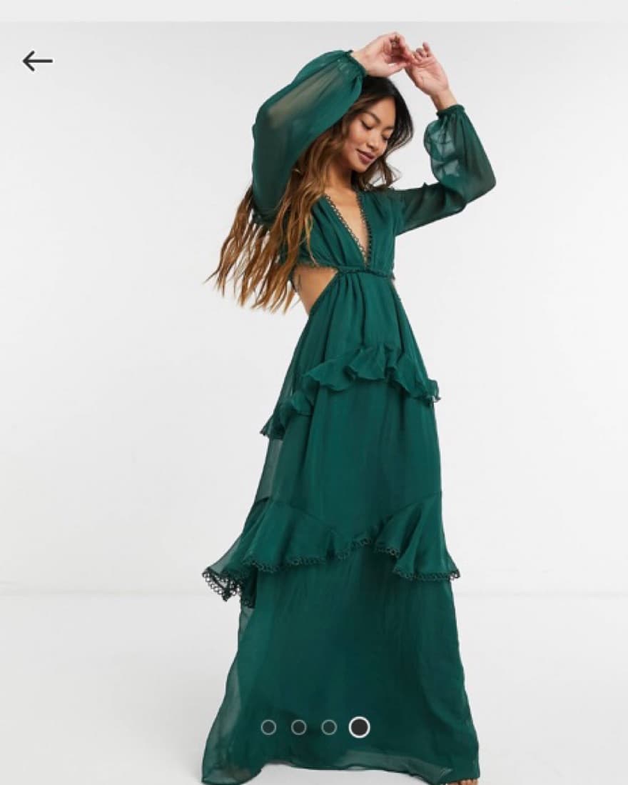 Long Sleeve Cut Out Maxi Dress - Image 3
