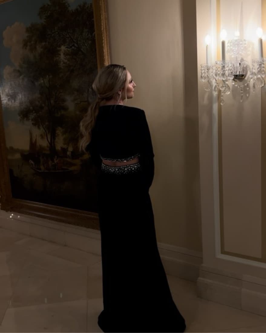 A.L.C. Embellished cut out gown  - Image 3