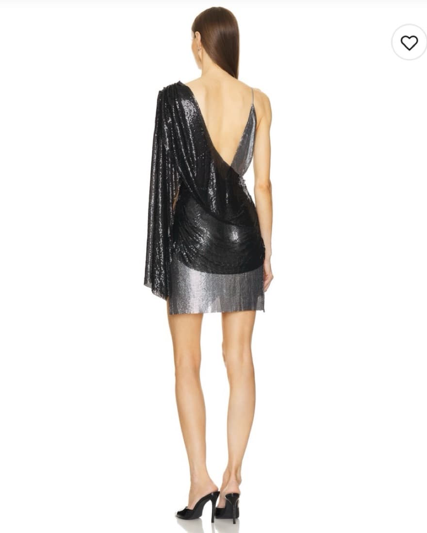 Dramatic Sequin Mini Dress - Image 4