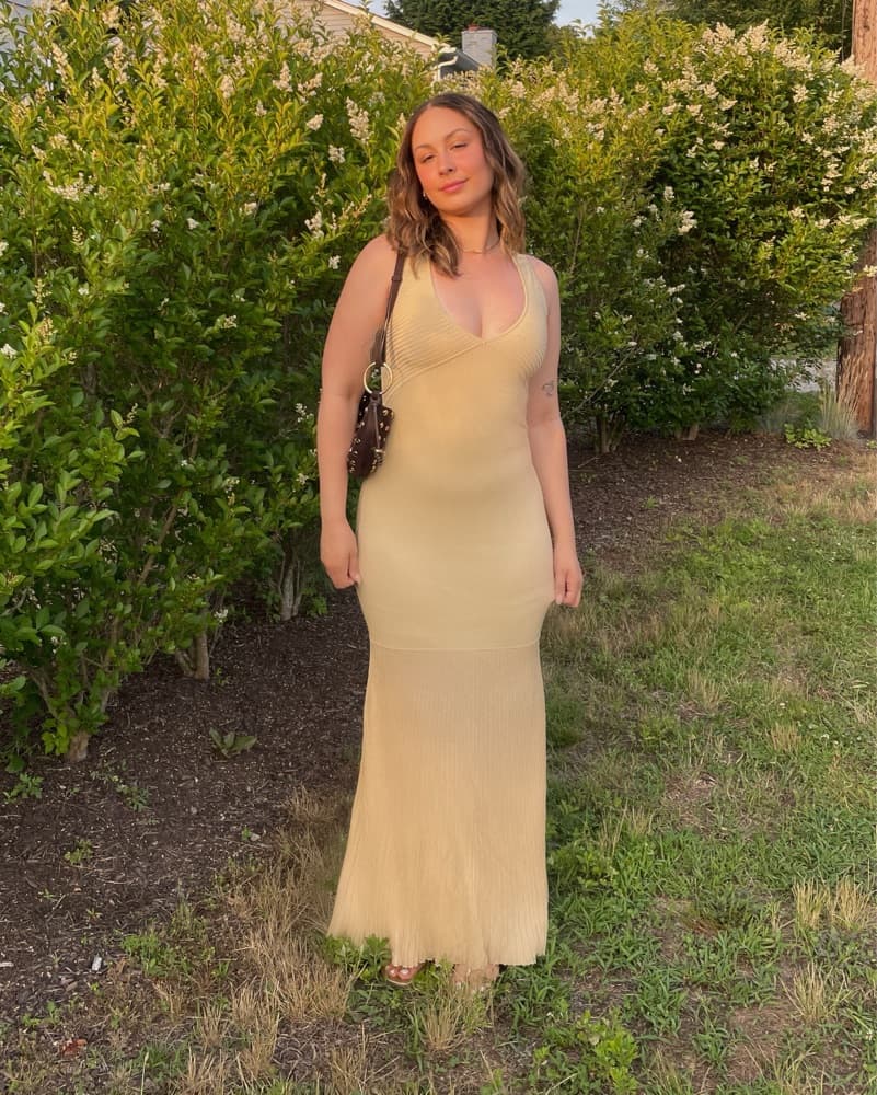 Vintage Michael Kors metallic dress  - Image 2