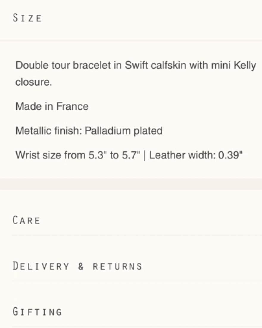 Hermes Mini Kelly Double Tour Bracelet - Image 2